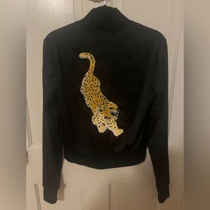 ALC BomberJacket with Cheetah Embroidery